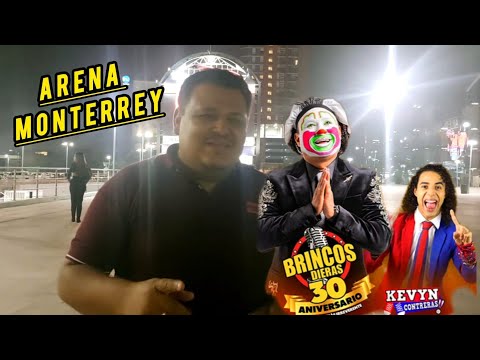 BRINCOS DIERAS 30 ANIVERSARIO, fuimos a la arena Monterrey, show Kevin bicolor, risas y gran humor
