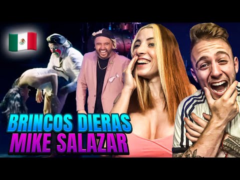 ESPAÑOLES REACCIONAN a BRINCOS DIERAS Irrumpe en el SHOW de MIKE SALAZAR y HACE el HELICÓPETERO!