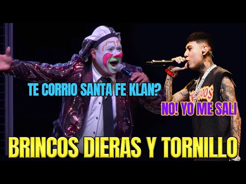 (VIDEO COMPLETO) Brincos Dieras Mete en Aprietos a Tornillo por Santa Fe Klan | Simples Textos