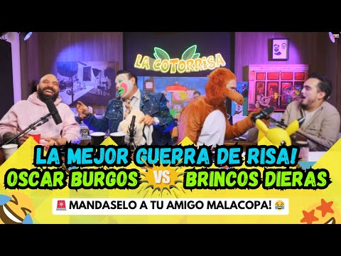 GUERRA DE RISA: BRINCOS DIERAS VS. OSCAR BURGOS PARTE 1 🔥 Casi los Cancelan!